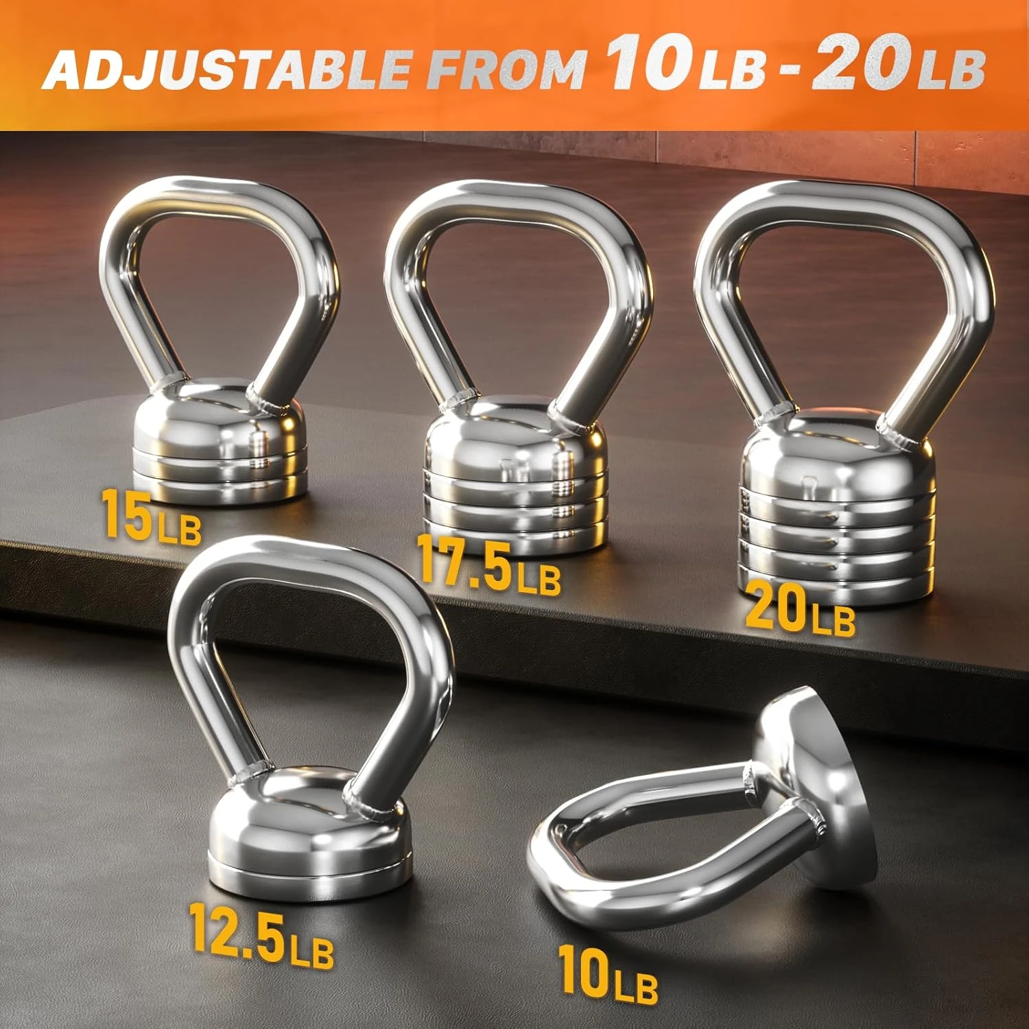 Northdeer Adjustable Kettlebell for Home Workout All Sports Outlet - Image 3