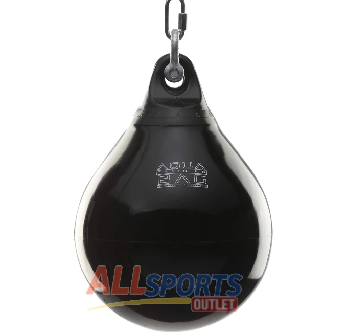 Aqua Training 75lb Teardrop Punching Bag Black Eye at All Sports Outlet