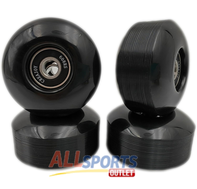 CREAJOY Skateboard Wheels 52mm 95A with Bearings All Sports Outlet