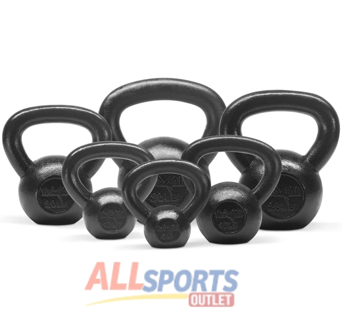 Yes4All Kettlebell Set 5-30lbs Cast Iron All Sports Outlet