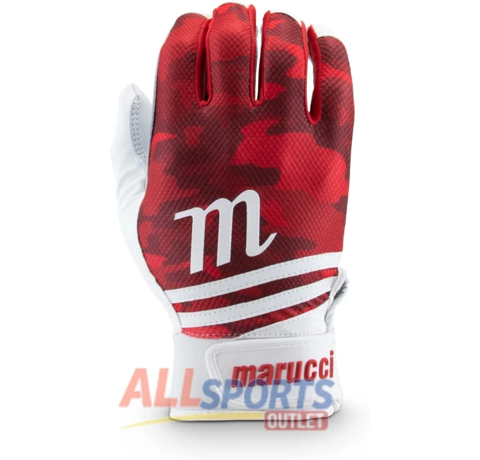 Marucci CRUX Batting Glove Red Adult Large All Sports Outlet