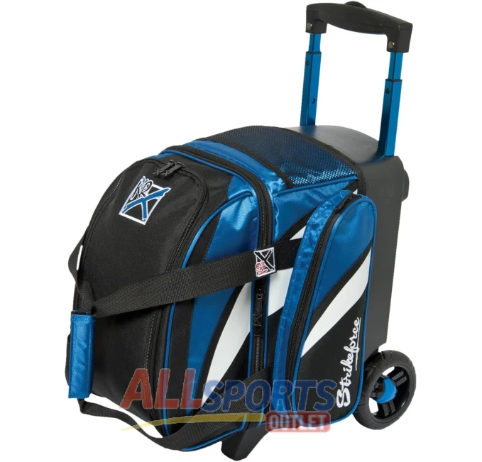 KR Strikeforce Cruiser Single Roller Bowling Bag Royal White Black All Sports Outlet
