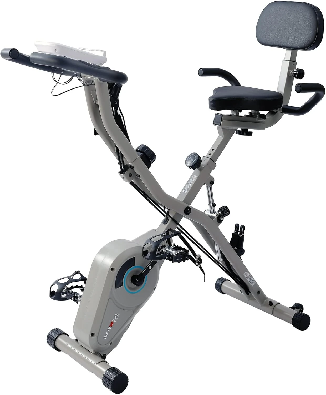 Exercise Bike Stationary All Sports Outlet 330LB Capacity Gray