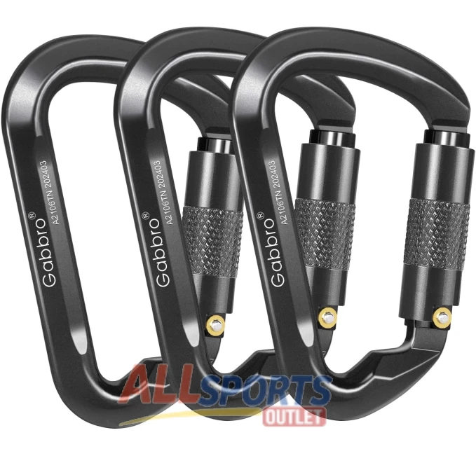 Heavy Duty Gabbro Climbing Carabiner Auto Locking All Sports Outlet