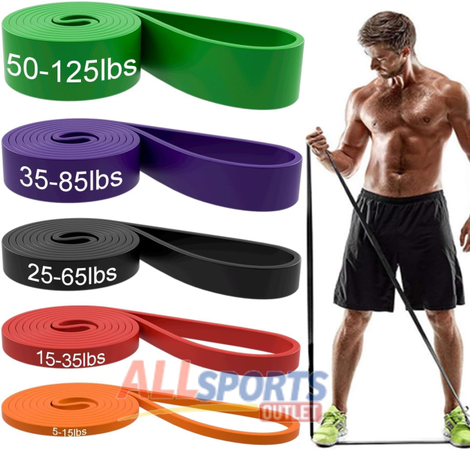 Resistance Bands for Workout and Fitness by All Sports Outlet