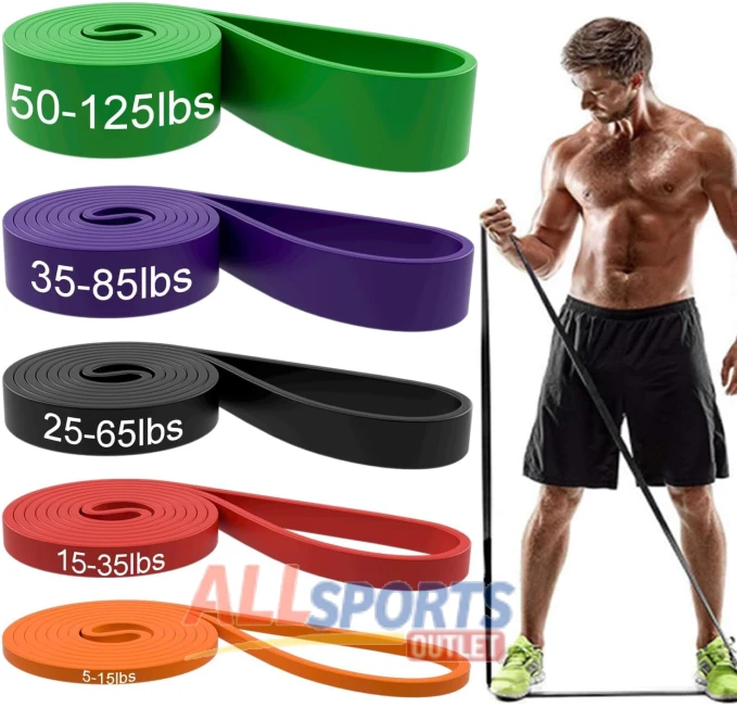 Resistance Bands for Workout and Fitness by All Sports Outlet