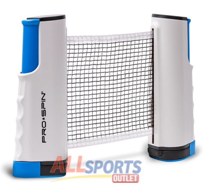 PRO SPIN Portable Ping Pong Net 72" with Clamps All Sports Outlet