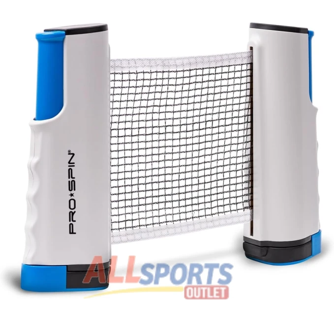 PRO SPIN Portable Ping Pong Net 72" with Clamps All Sports Outlet