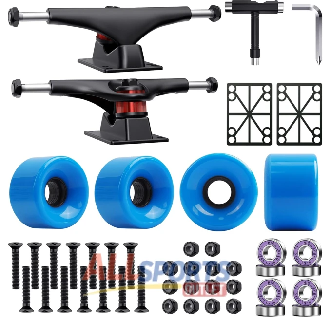 Jizmo Skateboard Combo Set All Sports Outlet Starter Kit Blue