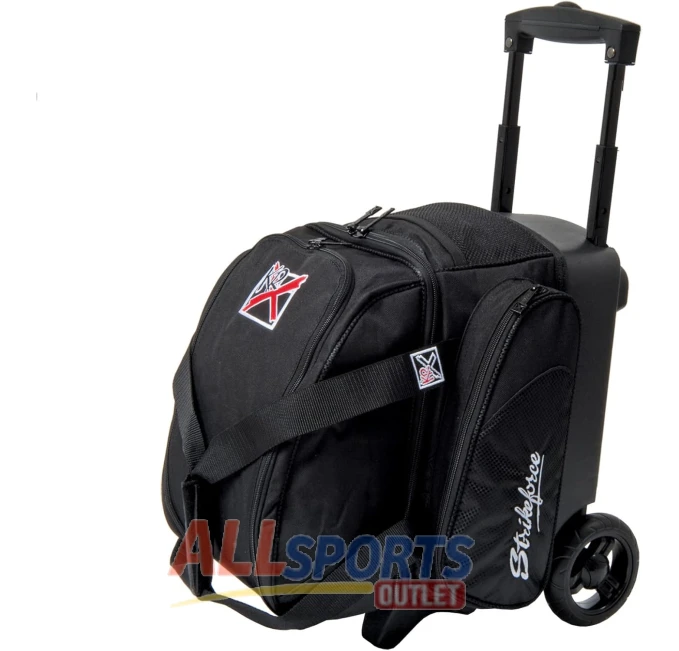 KR Strikeforce Cruiser Single Roller Bowling Bag Black at All Sports Outlet