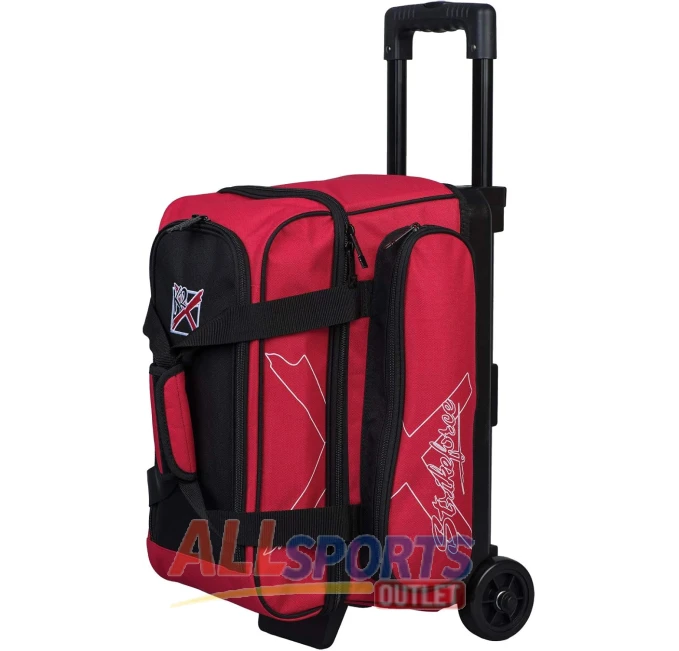 Strikeforce Hybrid Double Roller Bowling Bag Red All Sports Outlet