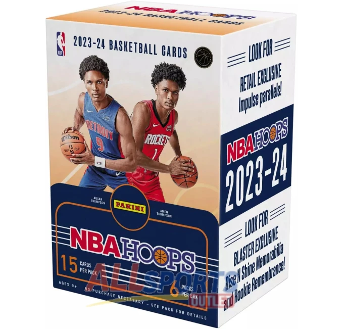 Panini Hoops NBA Basketball Blaster Box 2023/24 All Sports Outlet