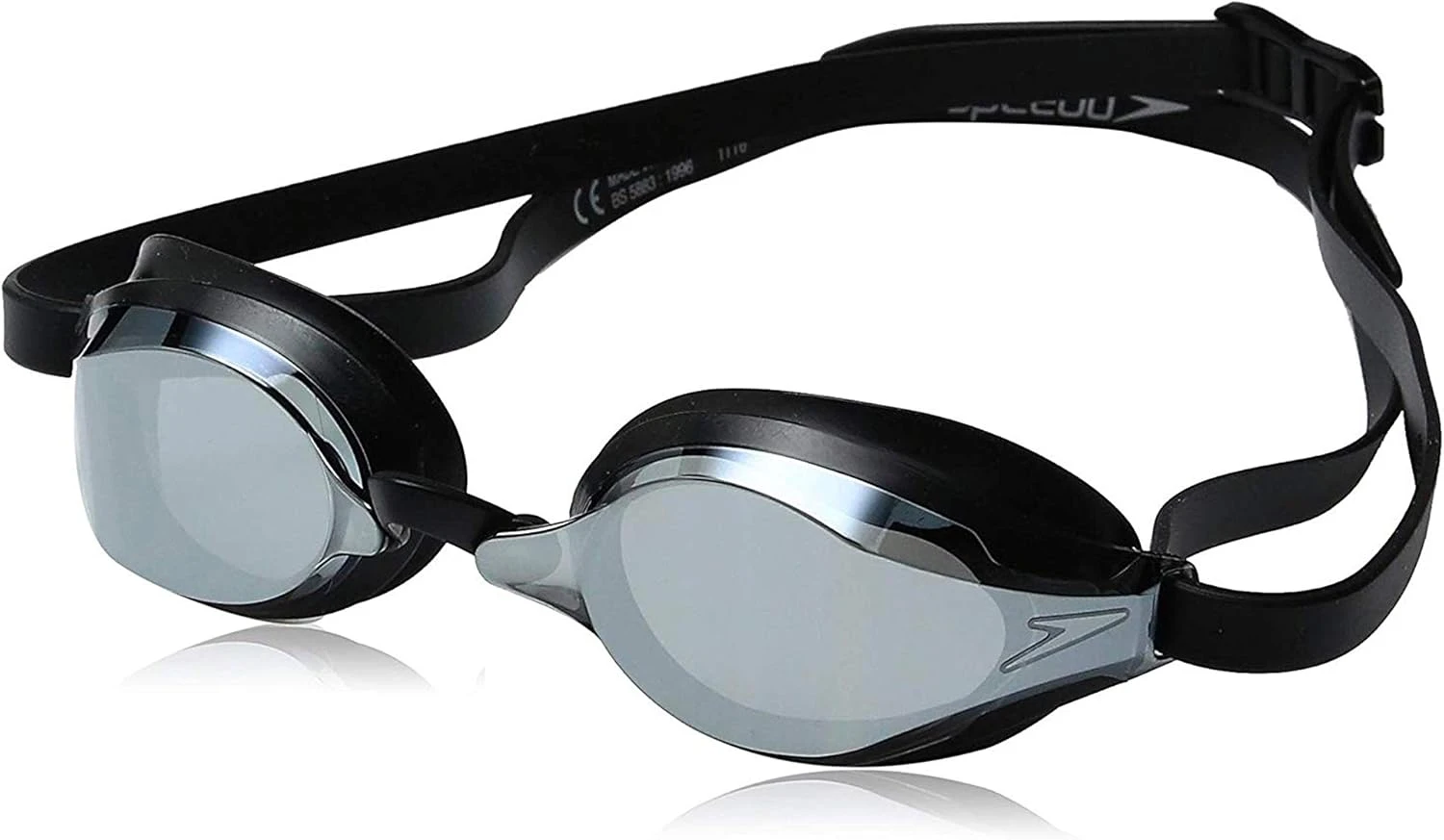 Speedo Swim Goggles Speed Socket 2.0 Black Silver All Sports Outlet