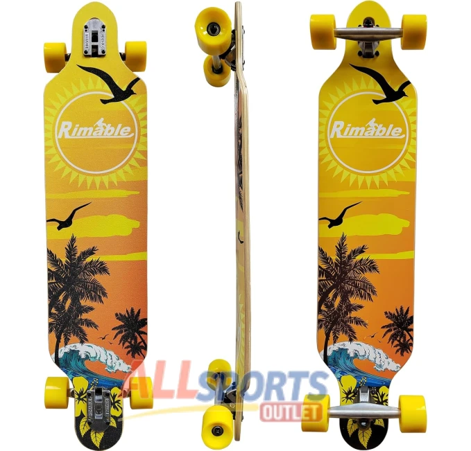 RIMABLE 41 Inch Drop-Through Longboard TOPWAVE at All Sports Outlet