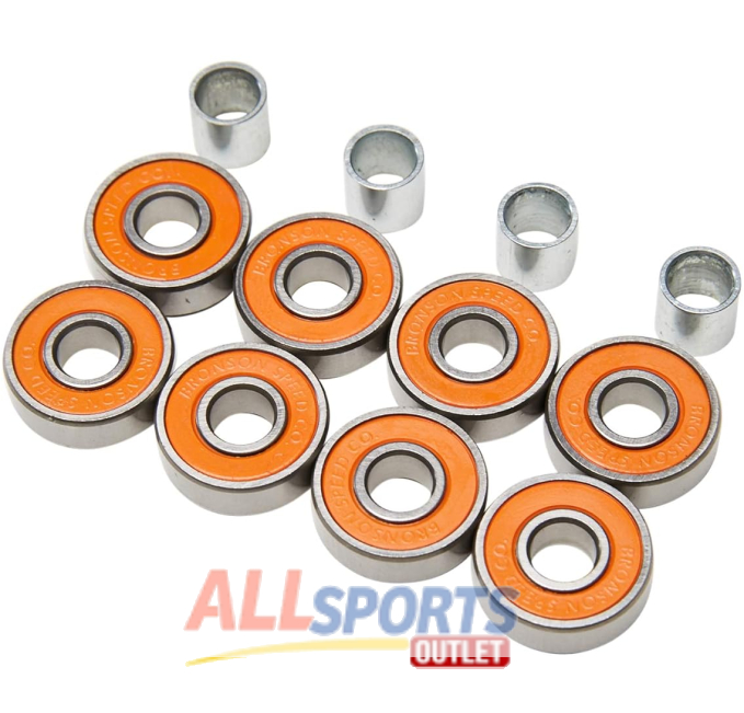 BRONSON SPEED CO G2 Skateboard Bearings Set of 8 All Sports Outlet
