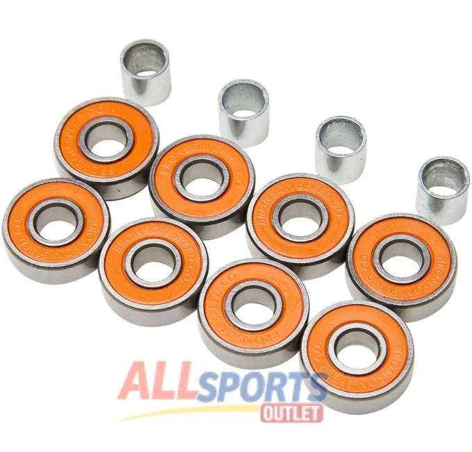 BRONSON SPEED CO G2 Skateboard Bearings Set of 8 All Sports Outlet
