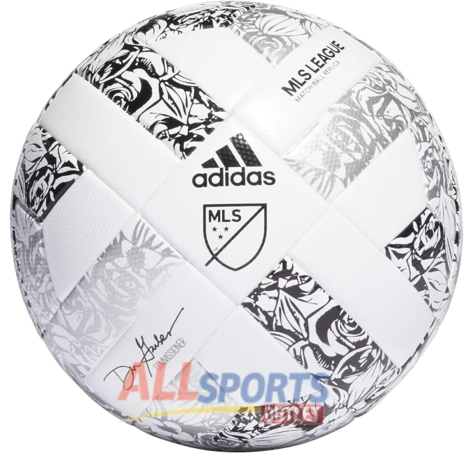 adidas MLS League Nativo Ball White Silver at All Sports Outlet