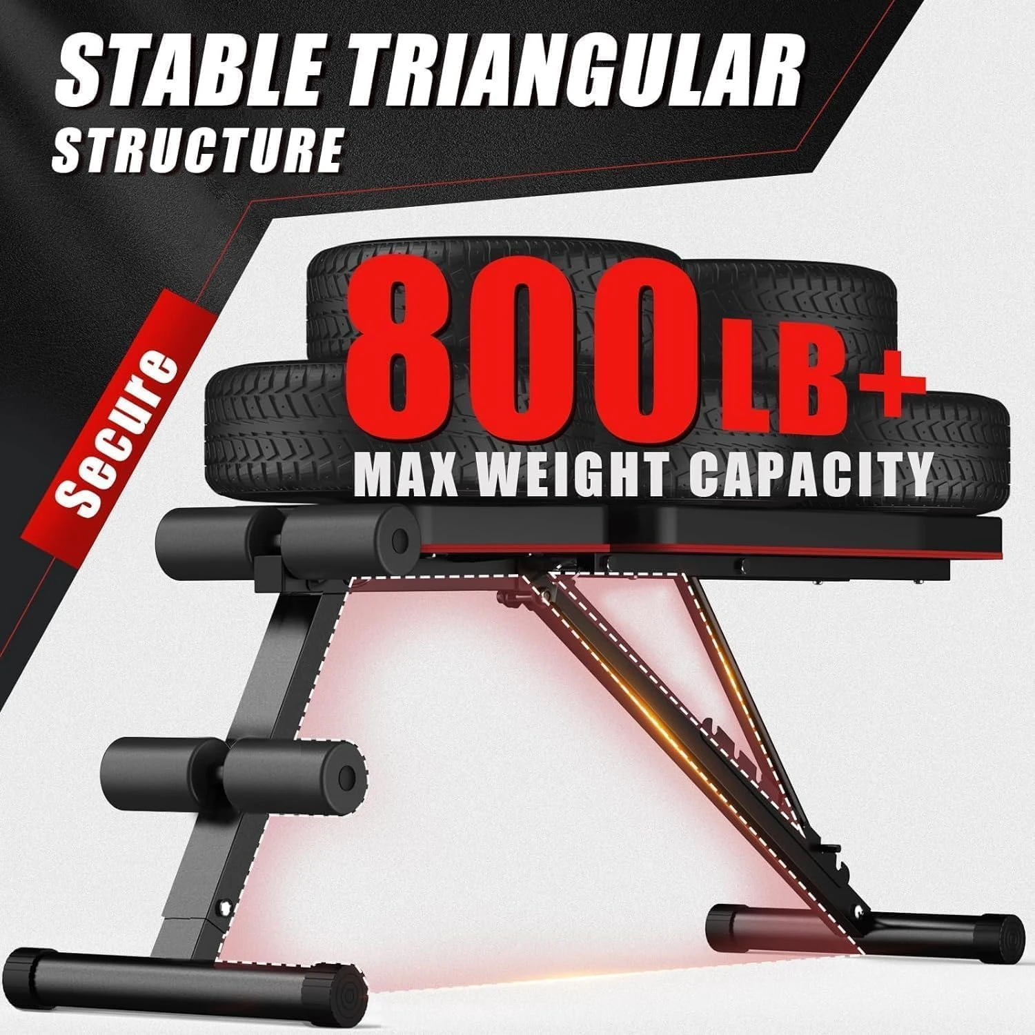 Adjustable Weight Bench Press for Full Body Workout All Sports Outlet - Image 3