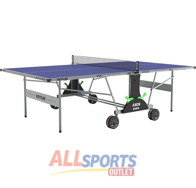 KETTLER Axos Outdoor Table Tennis Table Bundle All Sports Outlet
