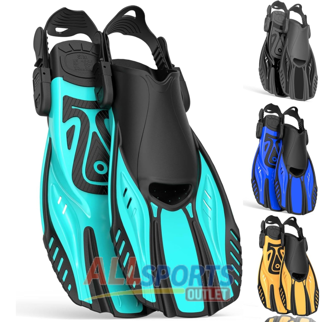 Adjustable Buckle Snorkel Fins for Men and Women at All Sports Outlet