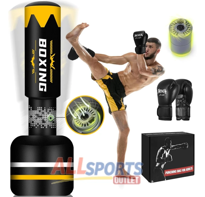 71 Inch Heavy Boxing Bag with Air Pump All Sports Outlet