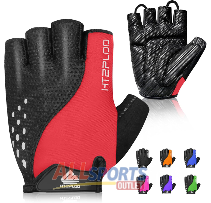 HTZPLOO Bike Gloves for Men and Women Lightweight Shock Absorbing