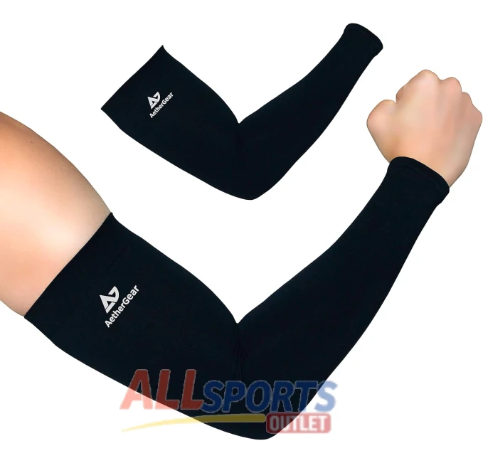 AetherGear Compression Arm Sleeves for Sports All Sports Outlet