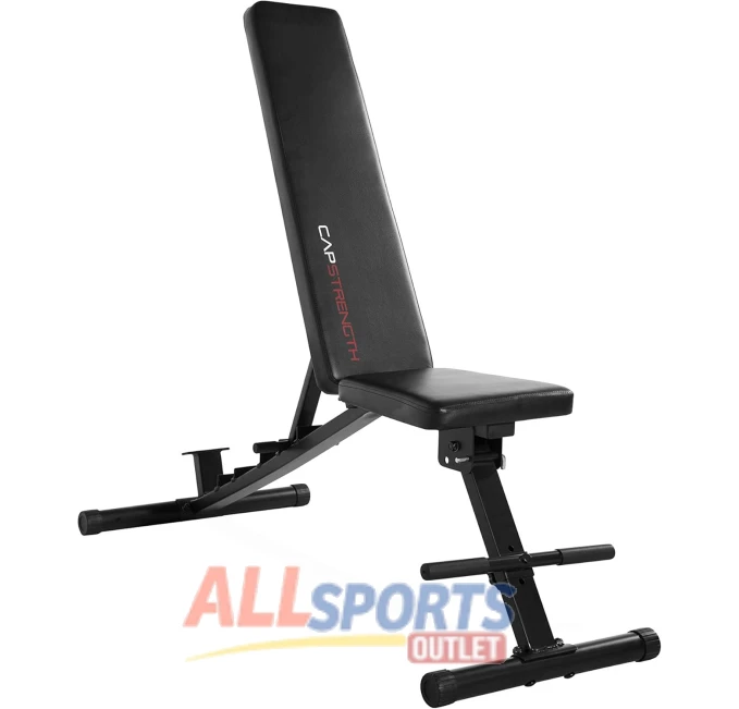CAP Barbell Multi Purpose Adjustable Bench Black All Sports Outlet