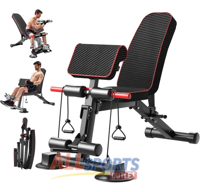 Z ZHICHI Home Gym Bench All Sports Outlet Adjustable 330LBS