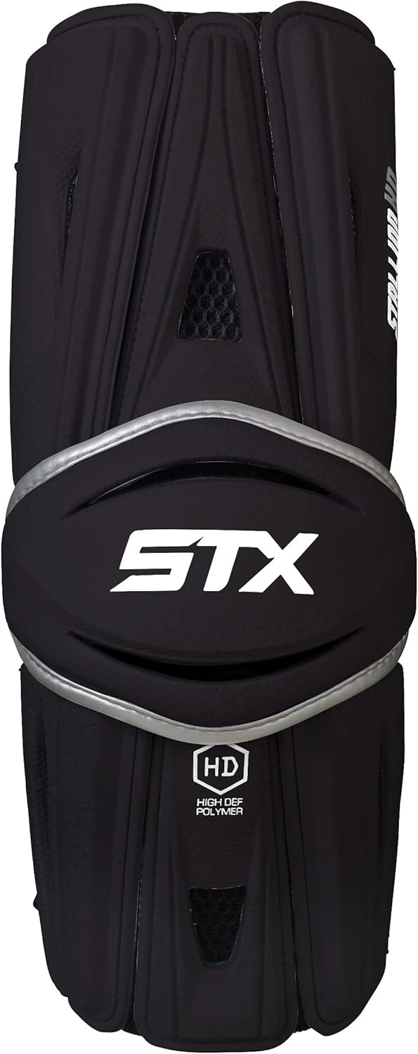 STX Lacrosse Stallion HD Arm Guards X-Large Black All Sports Outlet