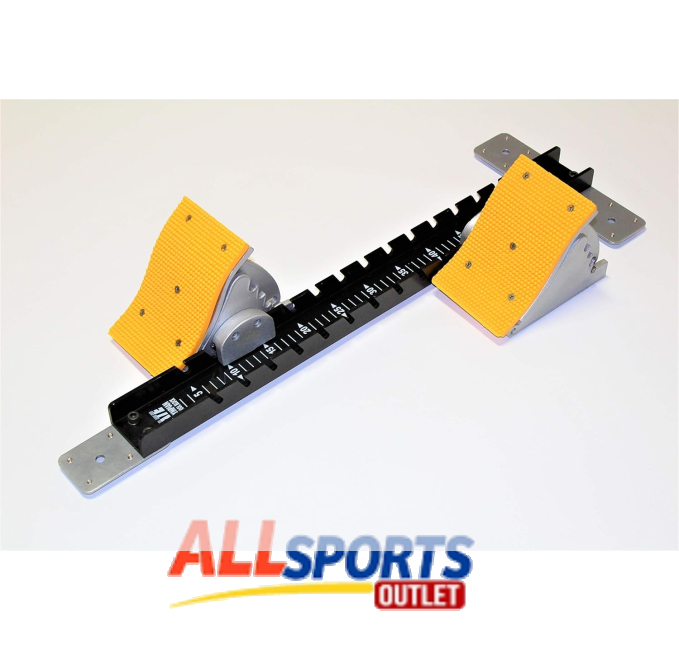Championship Starting Block in Yellow and Black All Sports Outlet