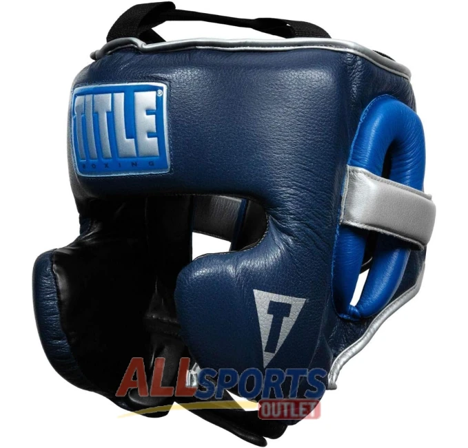 TITLE Boxing Royalty Leather Training Headgear at All Sports Outlet