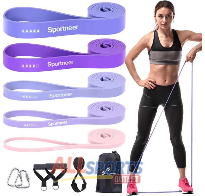 Sportneer Resistance Bands for Women 5-130lb at All Sports Outlet