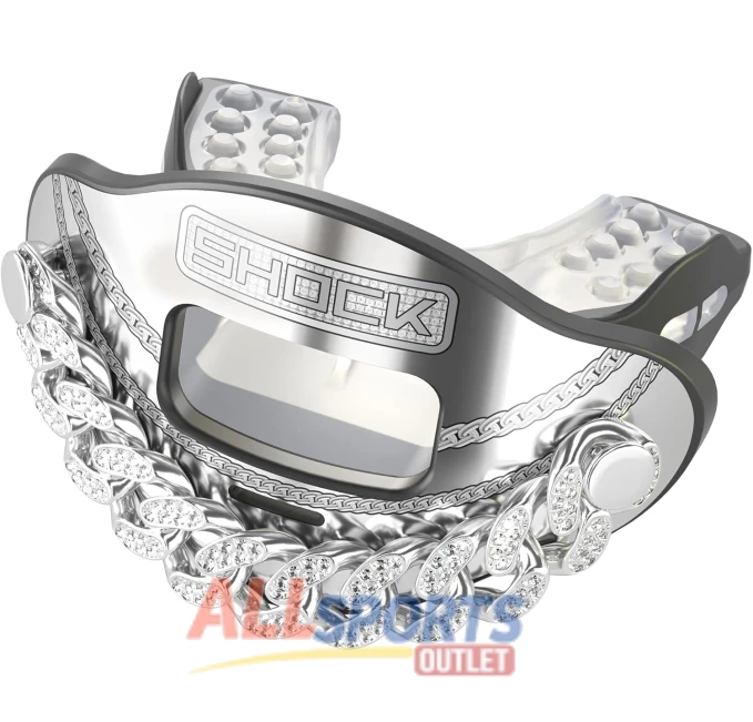 Shock Doctor Max Air Flow 3D Ice Chain Silver All Sports Outlet