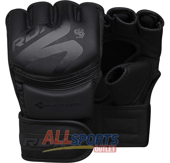 RDX MMA Gloves Noir with Ventilated Palm All Sports Outlet