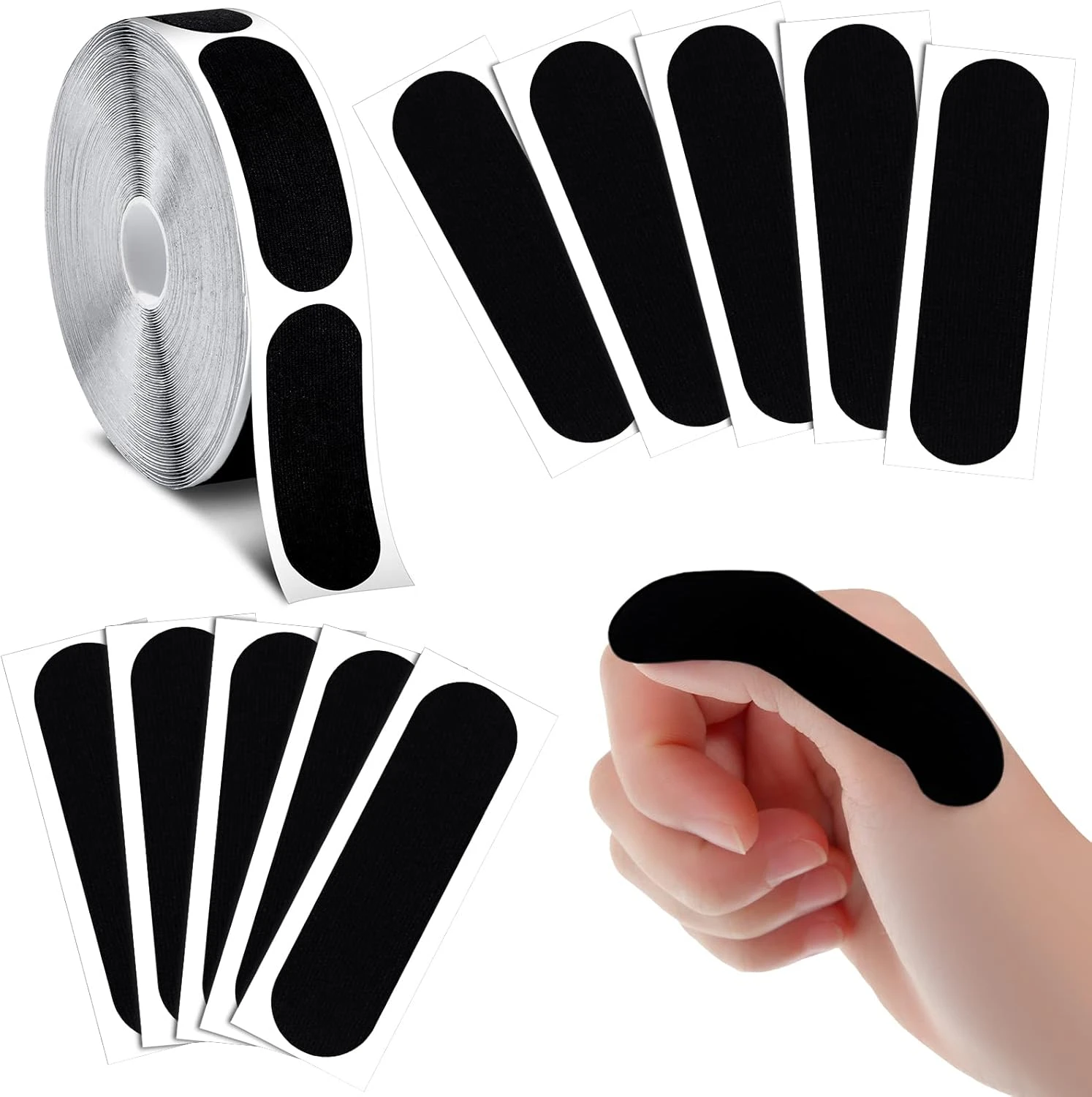 Civaner Bowling Thumb Tape 200 Pieces Black All Sports Outlet