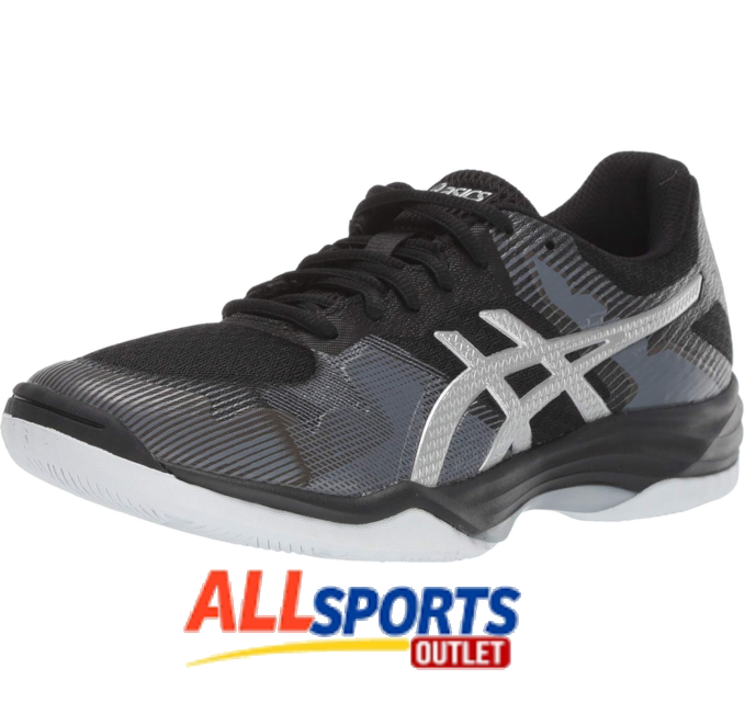 ASICS Women's Gel-Tactic 2 Volleyball Shoes All Sports Outlet Black Silver