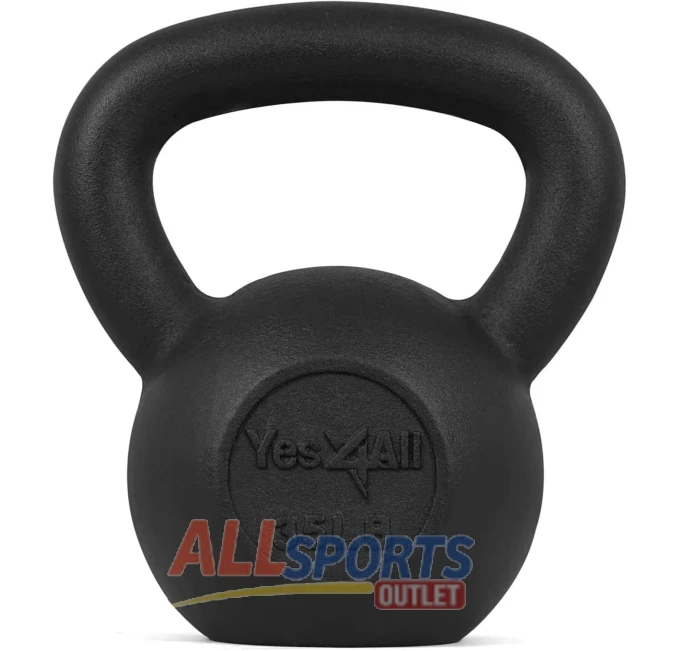 Yes4All 35 lb Kettlebell for Gym Fitness All Sports Outlet Training Tool