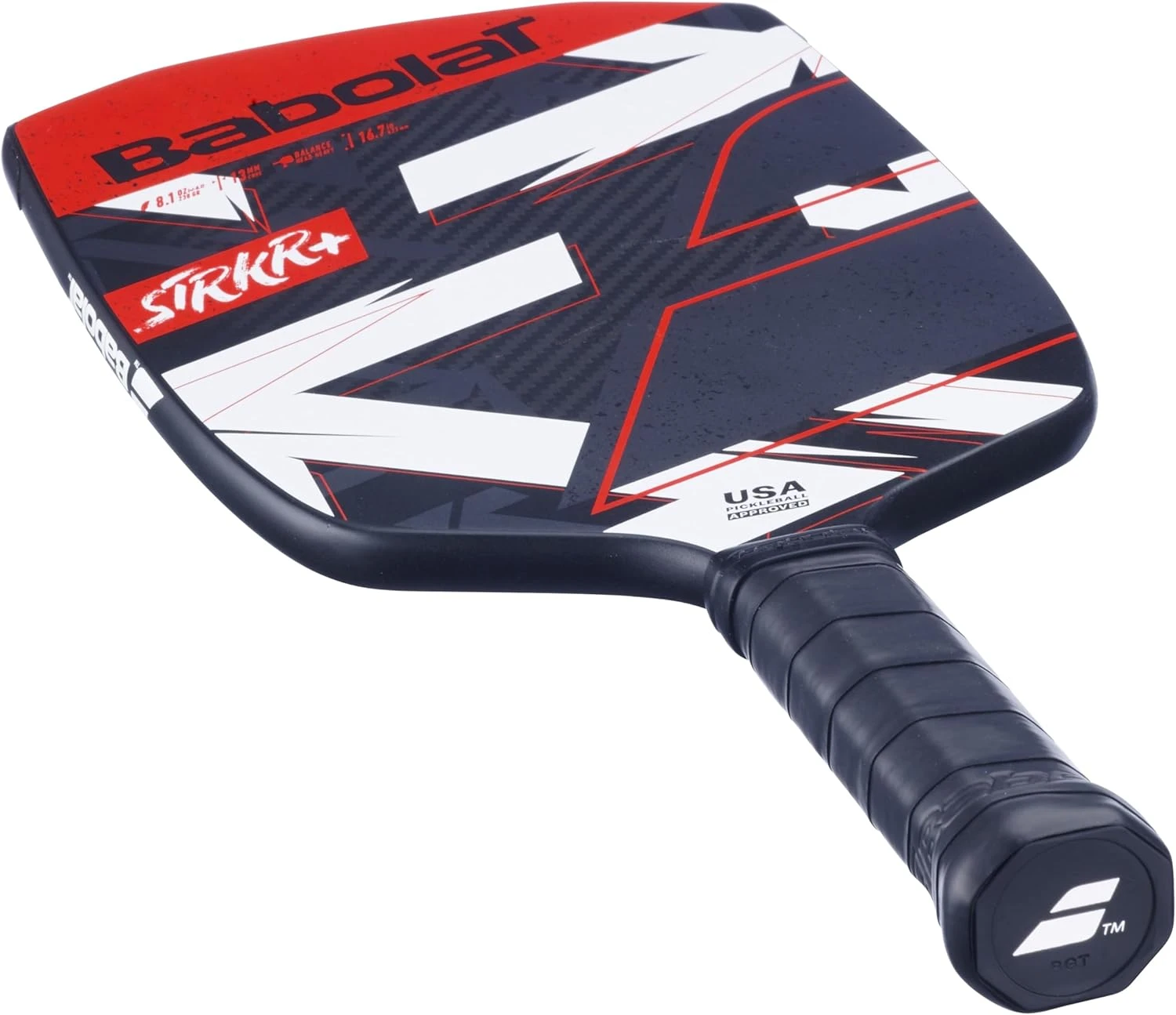 Babolat STRKR Plus Pickleball Paddle Black Red All Sports Outlet - Image 4