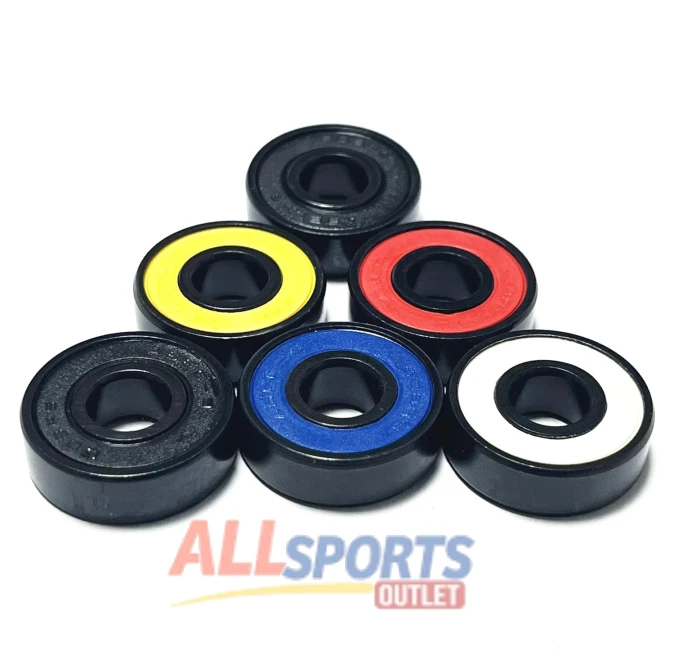 Pro Longboard Bearings 608 ABEC 9 with Washers All Sports Outlet