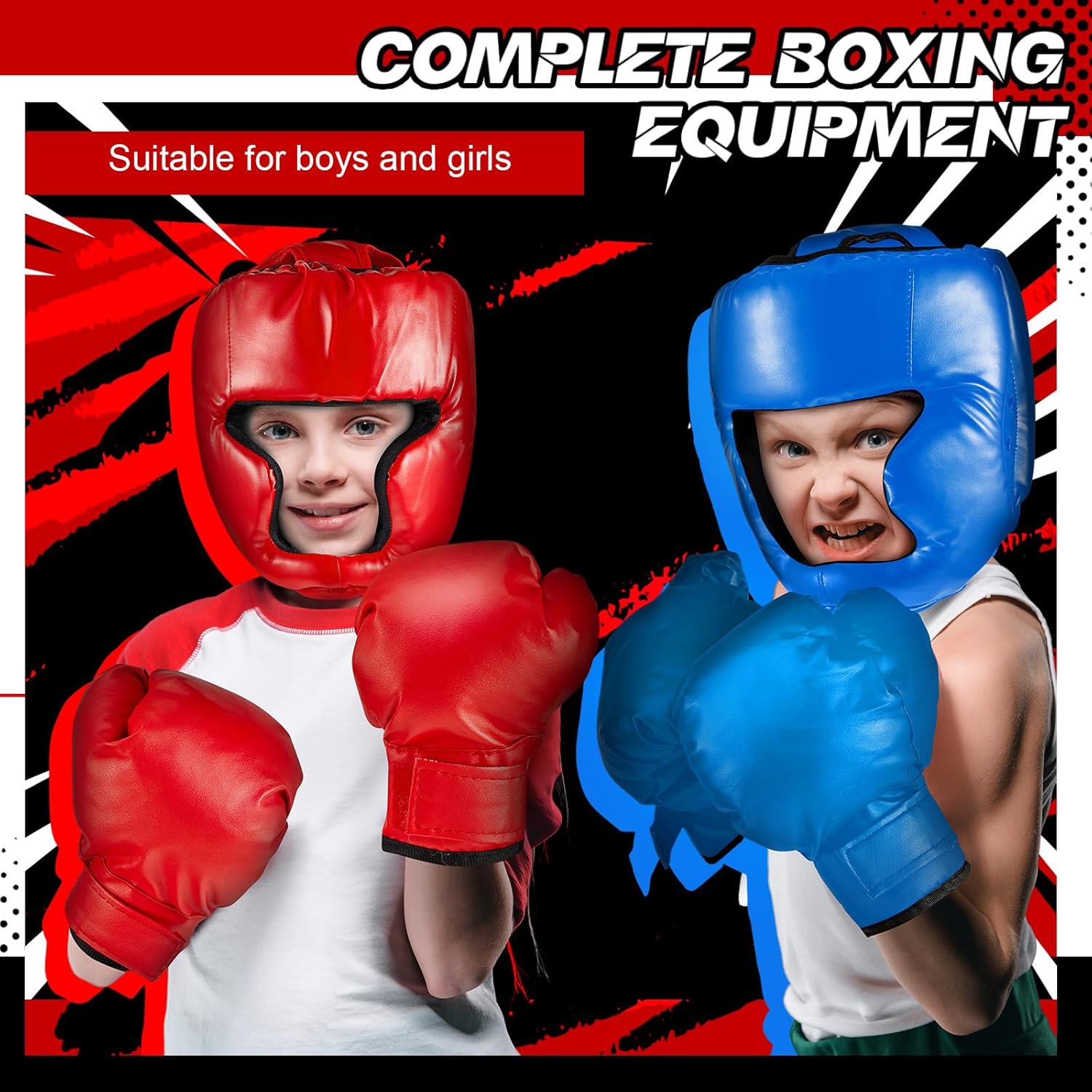 Kanayu Boxing Headgear and Gloves Set All Sports Outlet - Image 3