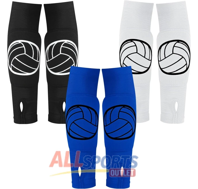 Volleyball Arm Sleeves for Girls and Boys with Protection Pad and Thumbhole Assorted Colors All Sports Outlet