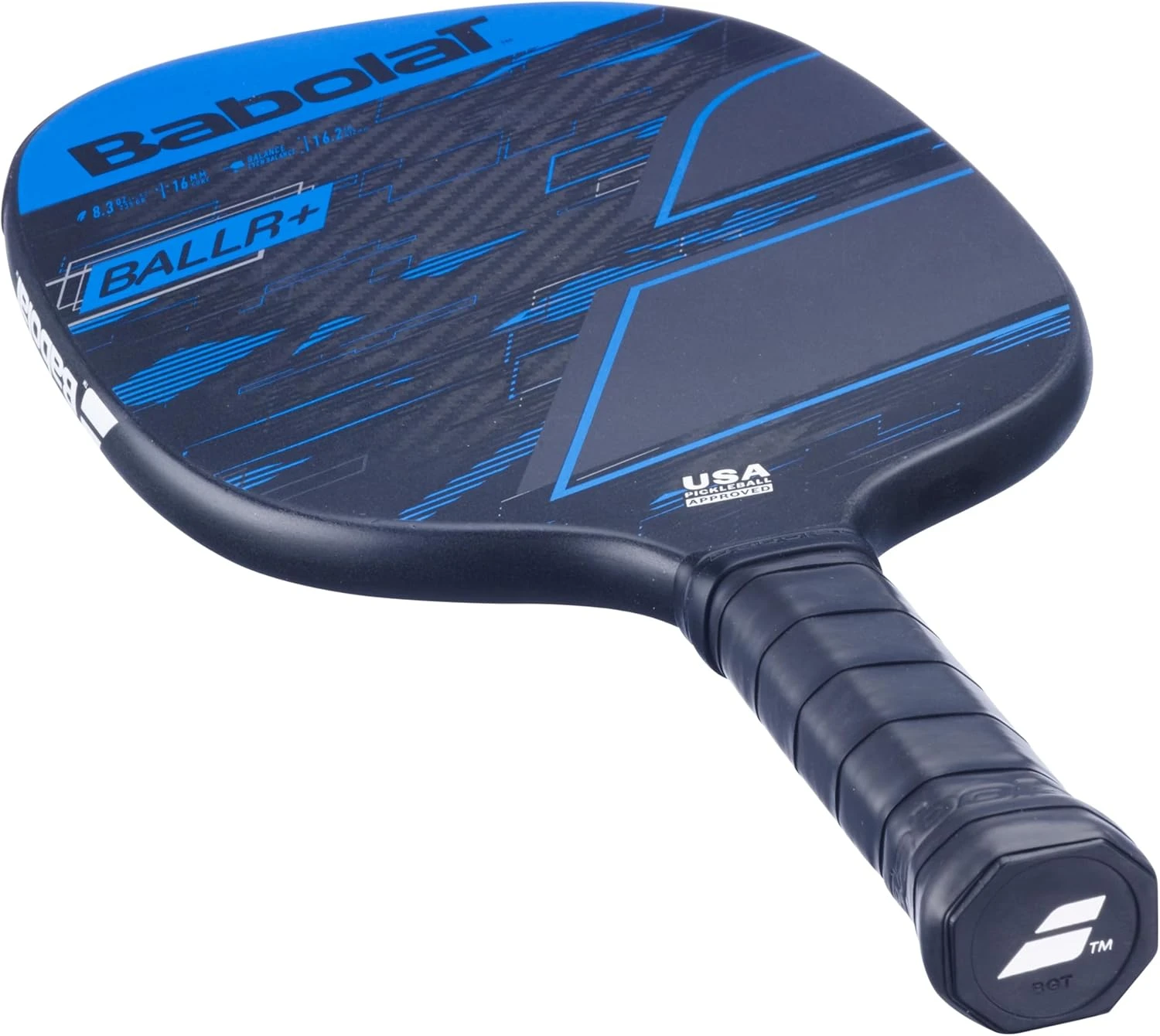 Babolat BALLR Plus Pickleball Paddle Black Blue All Sports Outlet - Image 3