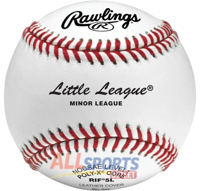 Little League Minors Baseballs Rawlings RIF5L for Youth All Sports Outlet