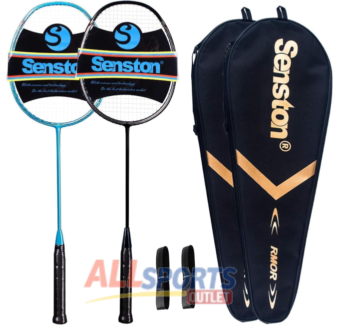 Senston N80 2 Pack Full Carbon Fiber Badminton Rackets All Sports Outlet
