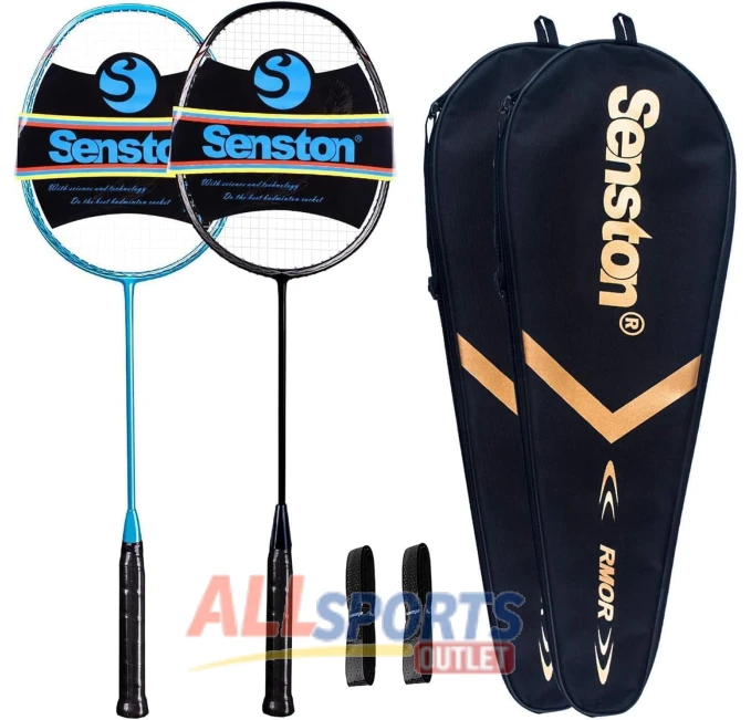 Senston N80 2 Pack Full Carbon Fiber Badminton Rackets All Sports Outlet