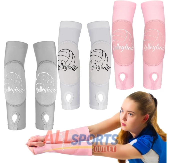 Yinder Youth Volleyball Arm Sleeves with Thumbhole and Protection Pads All Sports Outlet