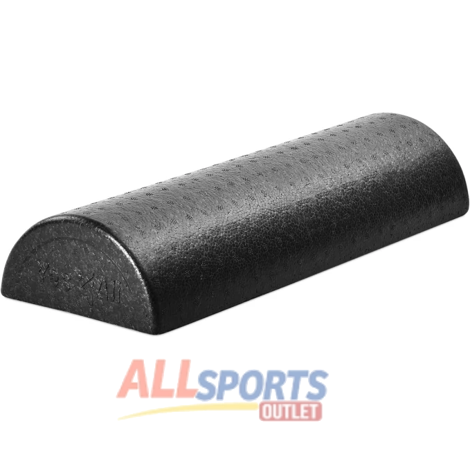 Yes4All Half Foam Roller EPP 18 inch Black All Sports Outlet