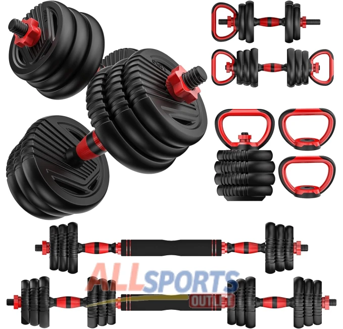 UNNMIIY Adjustable Dumbbells All Sports Outlet Free Weight Set