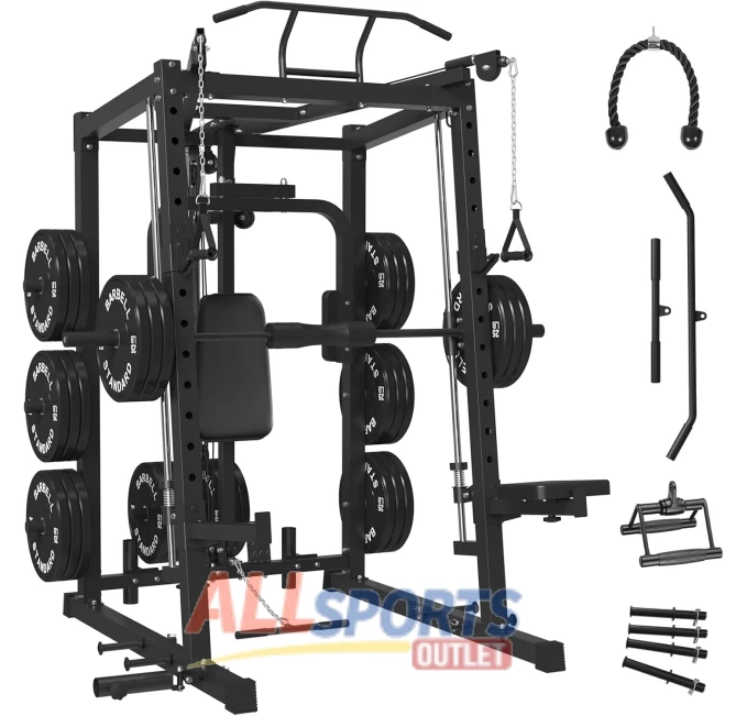 Mikolo Smith Machine with Cable Crossover All Sports Outlet